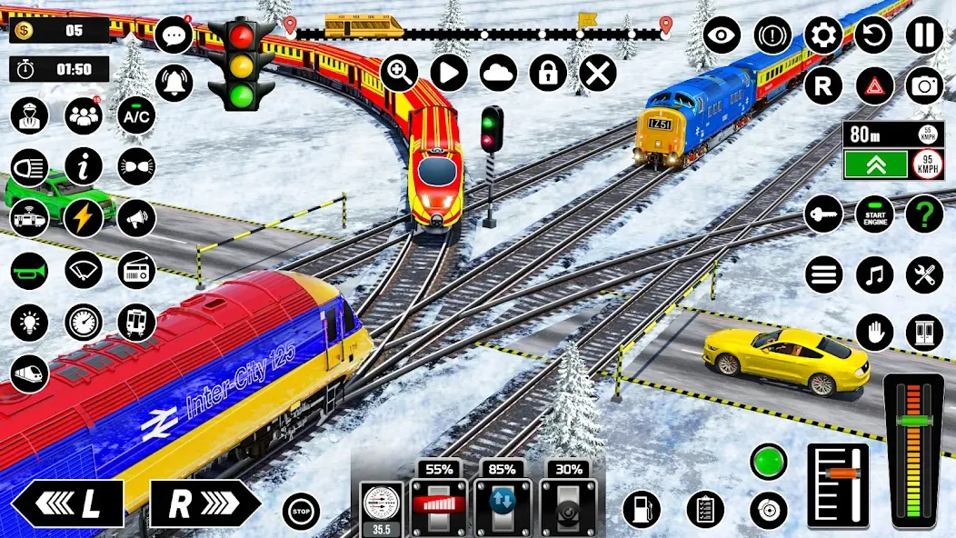Railway Train Simulator Games [МОД Unlocked] Screenshot 3
