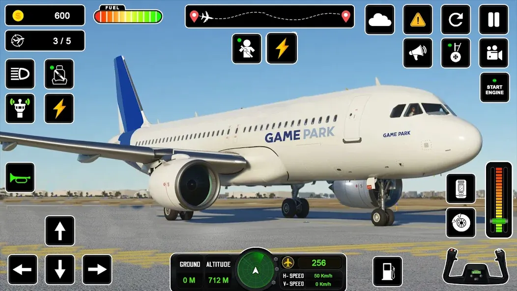 Pilot Simulator: Airplane Game [МОД Unlimited Money] Screenshot 1
