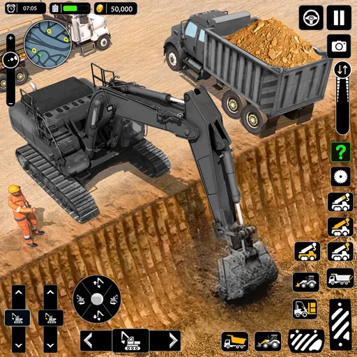 Snow Offroad Construction Game [МОД Mega Pack] Screenshot 1