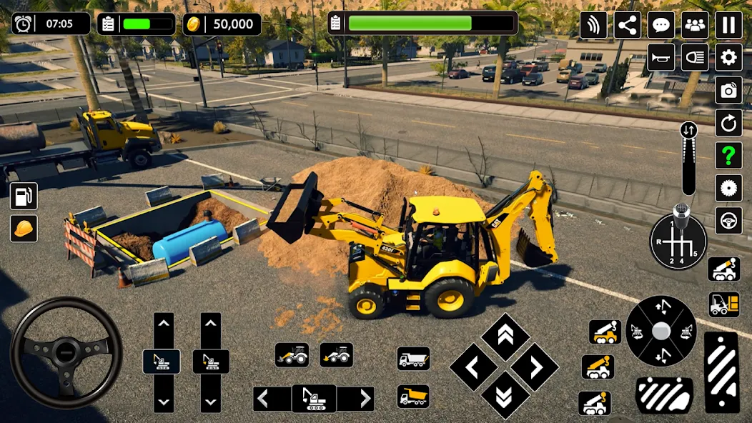 Snow Offroad Construction Game [МОД Mega Pack] Screenshot 3