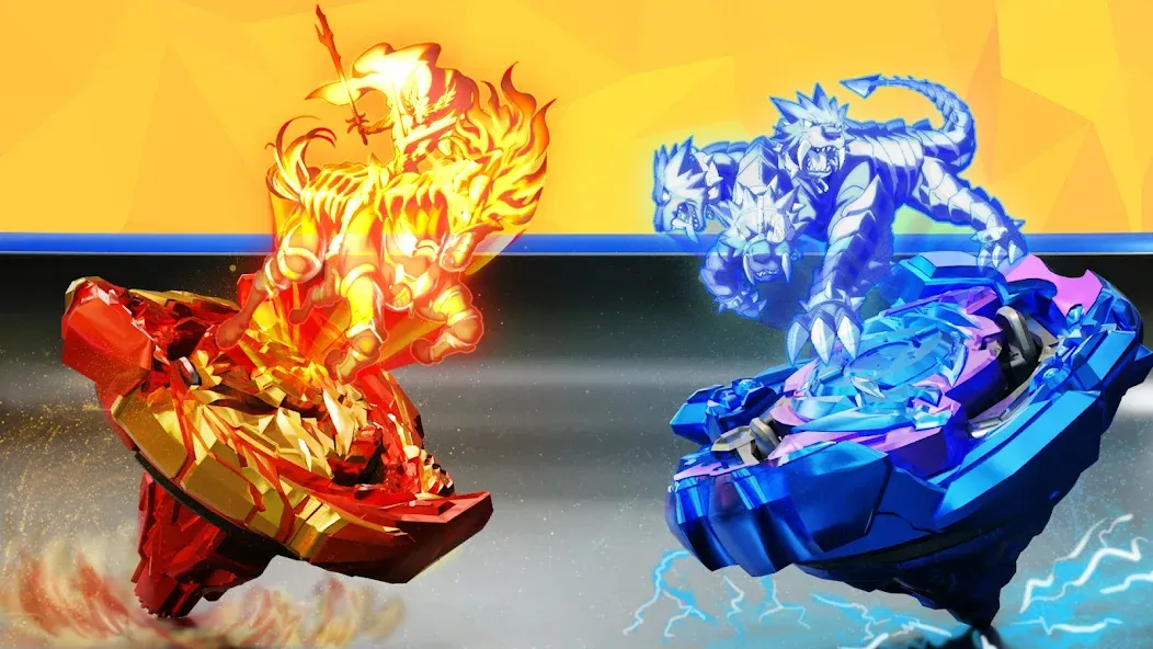 Spinner Battle: Merge Master [МОД Бесконечные деньги] Screenshot 4