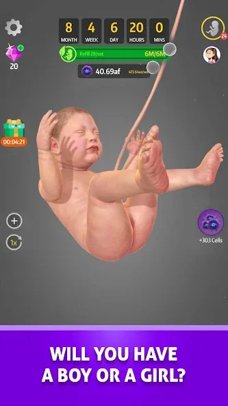 Idle 9 Months (Айдл 9 месяцев) [МОД Все открыто] Screenshot 5