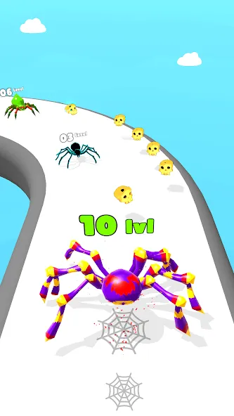 Insect Run - Spider Evolution (Инсект Эволюшн Ран) [МОД Много денег] Screenshot 2