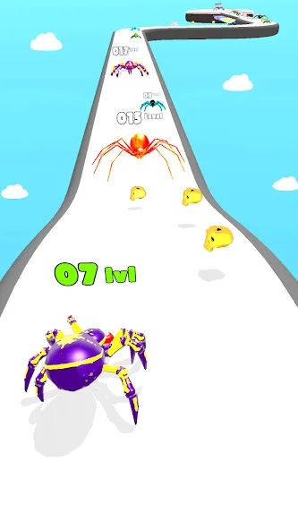 Insect Run - Spider Evolution (Инсект Эволюшн Ран) [МОД Много денег] Screenshot 4