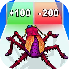 Скачать взломанную Insect Run - Spider Evolution (Инсект Эволюшн Ран)  [МОД Много денег]