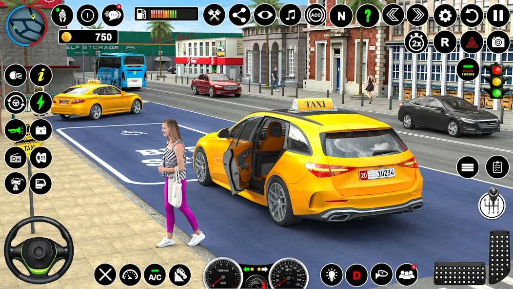 Russian Taxi Driving Simulator [МОД Unlocked] Screenshot 4
