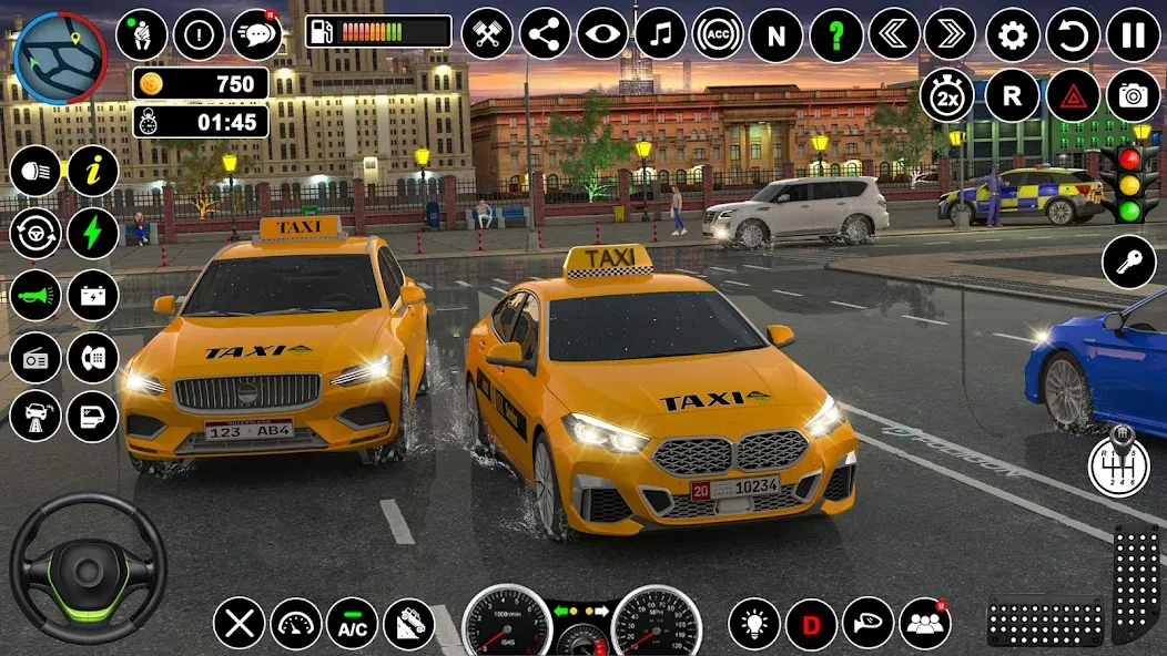 Russian Taxi Driving Simulator [МОД Unlocked] Screenshot 5