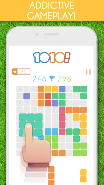 1010! Block Puzzle Game [МОД Все открыто] Screenshot 1
