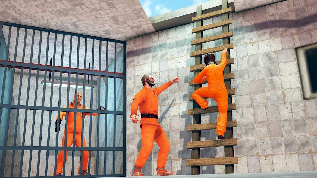 Prison Escape- Jail Break Game (Побег из тюрьмы 3D) [МОД Все открыто] Screenshot 5