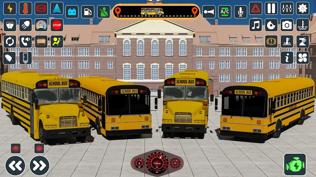 School Bus 3d : City Bus Games (Школьный автобус симулятор игры на автобусе) [МОД Unlocked] Screenshot 1