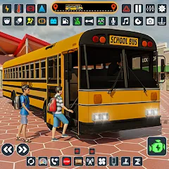 Взлом School Bus 3d : City Bus Games (Школьный автобус симулятор игры на автобусе)  [МОД Unlocked]