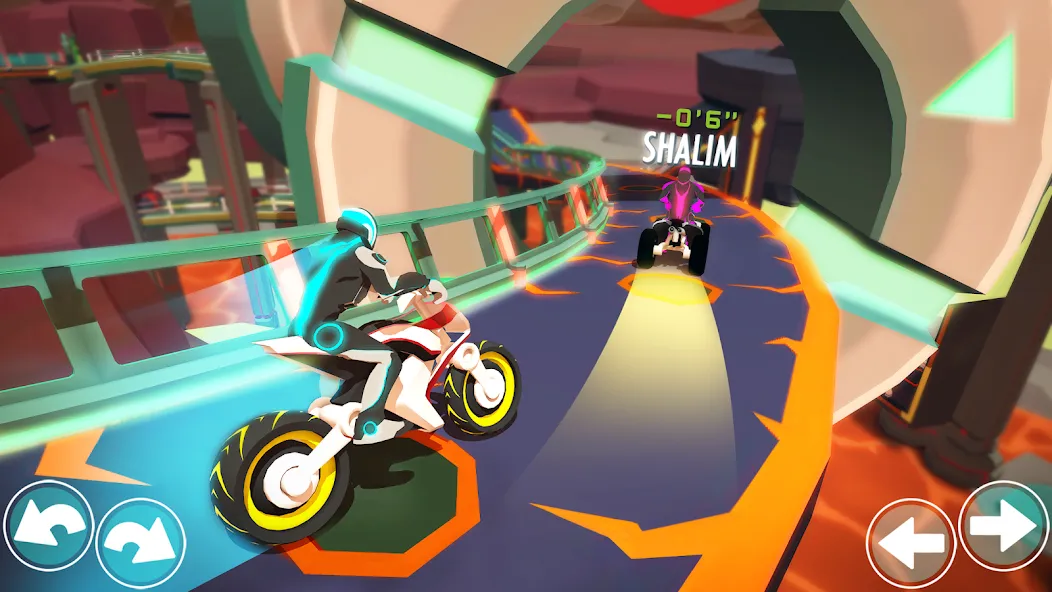 Gravity Rider: Space Bike Race (Гравити Райдер) [МОД Unlimited Money] Screenshot 4