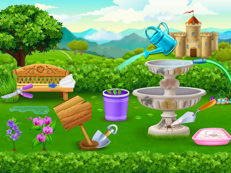 Princess house cleaning advent [МОД Unlocked] Screenshot 3