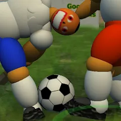 Скачать взломанную Goofball Goals Soccer Game 3D (Гуфбол Голз Соккер Гейм 3Д)  [МОД Unlocked]
