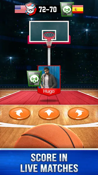 Basketball Rivals: Sports Game (Баскетбол Ривалс) [МОД Бесконечные деньги] Screenshot 1