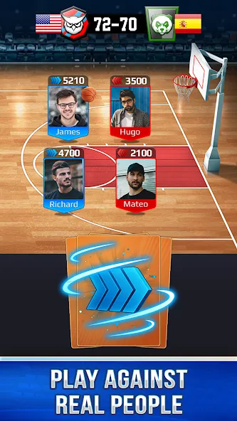 Basketball Rivals: Sports Game (Баскетбол Ривалс) [МОД Бесконечные деньги] Screenshot 2