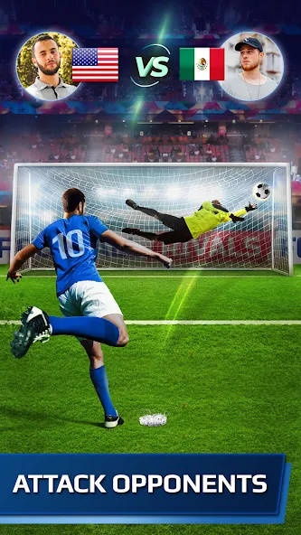 Football Rivals: Soccer Game (Футбольные соперники) [МОД Unlimited Money] Screenshot 1
