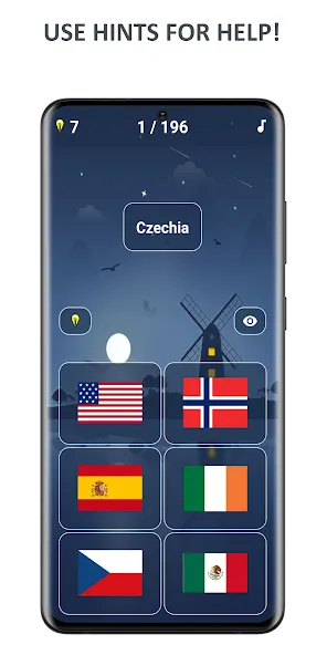 Flags of World Countries Quiz [МОД Все открыто] Screenshot 4