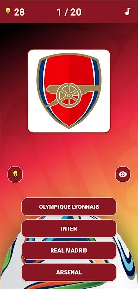 Guess the Soccer Logo Quiz [МОД Меню] Screenshot 1