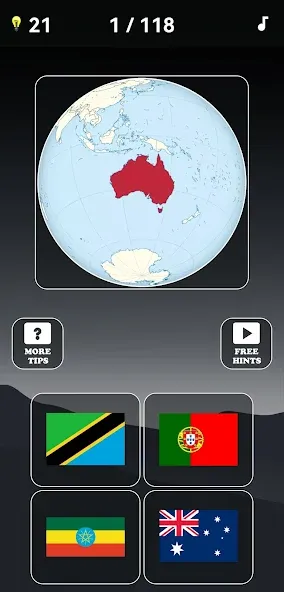 Guess the World Map Quiz [МОД Mega Pack] Screenshot 4