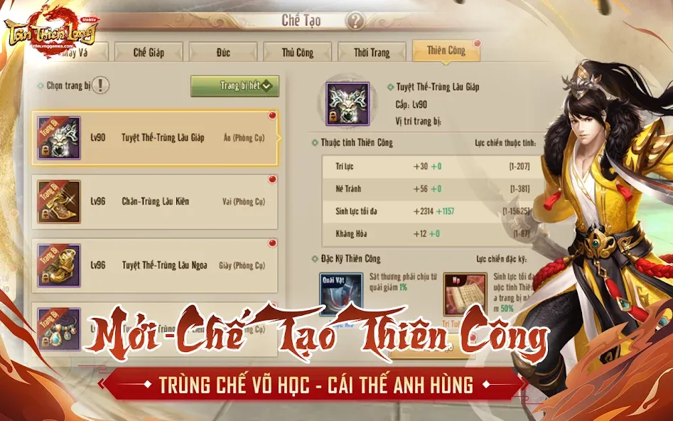 Tân Thiên Long Mobile [МОД Unlocked] Screenshot 2