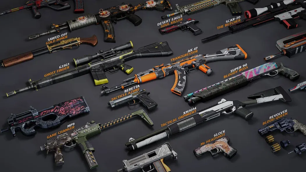 WarStrike (УорСтрайк ФПС Оффлайн Ган Гейм) [МОД Все открыто] Screenshot 5