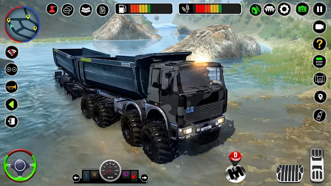 Offroad Mud Truck Simulator 3D [МОД Unlimited Money] Screenshot 2