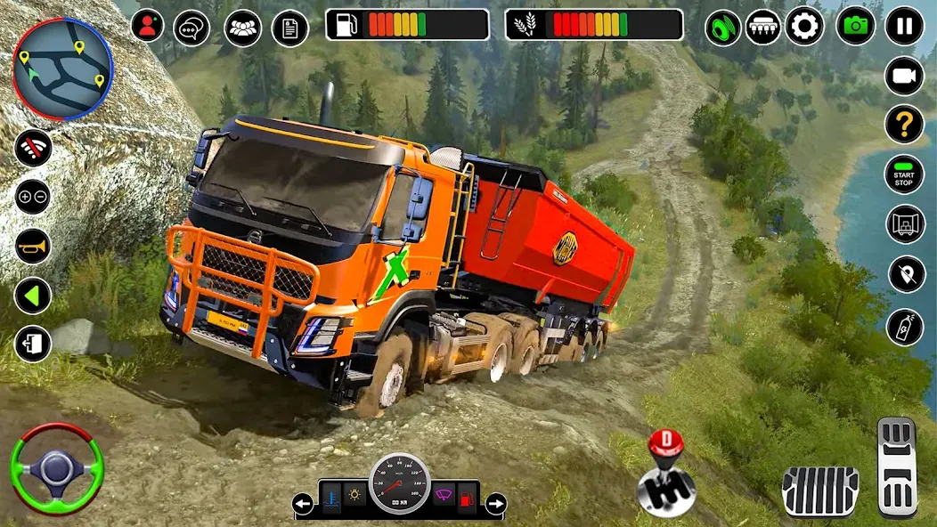 Offroad Mud Truck Simulator 3D [МОД Unlimited Money] Screenshot 3