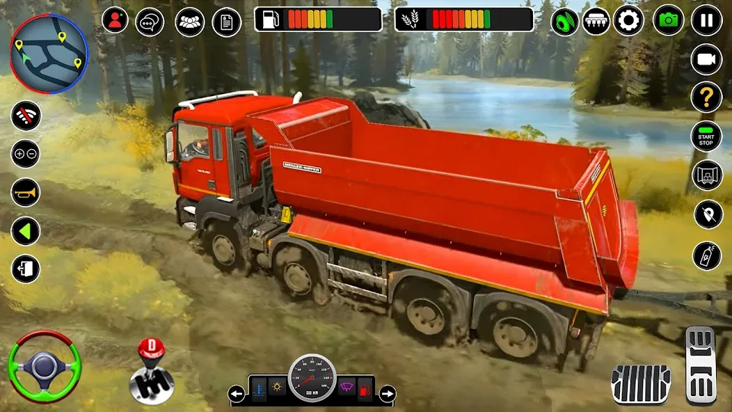 Offroad Mud Truck Simulator 3D [МОД Unlimited Money] Screenshot 4