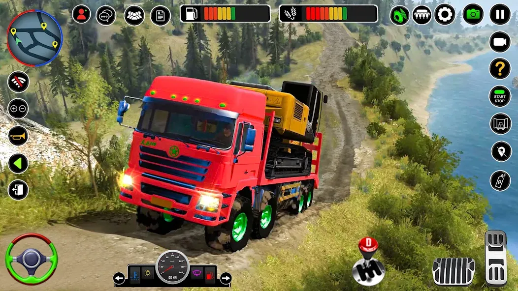 Offroad Mud Truck Simulator 3D [МОД Unlimited Money] Screenshot 5