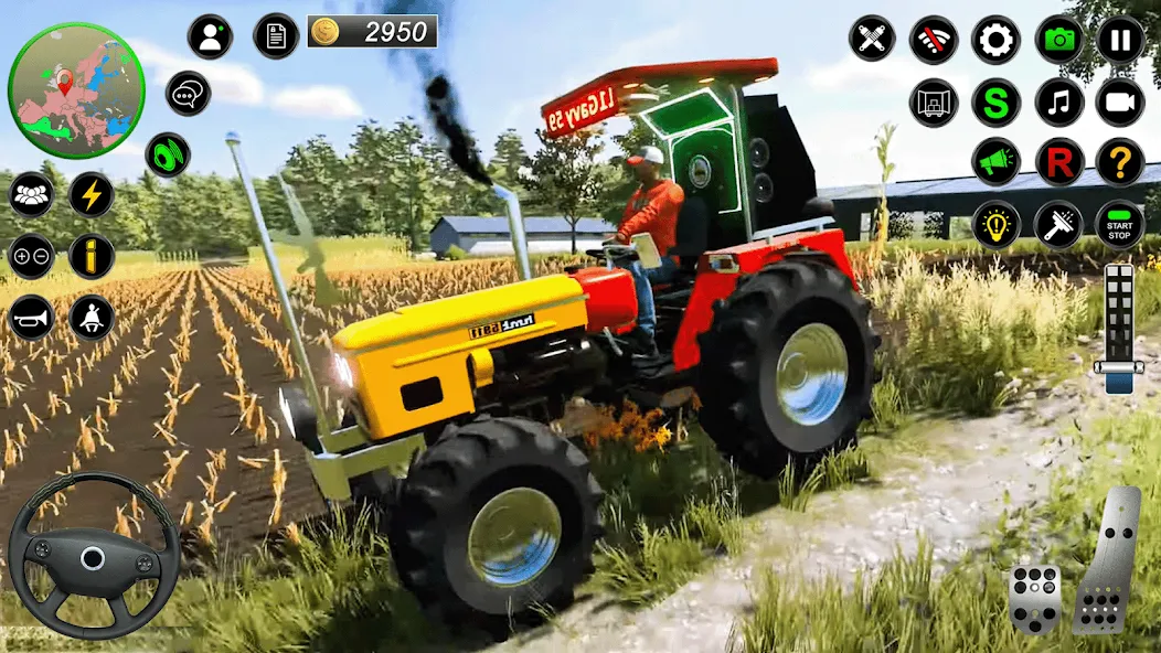 Real Farmer Tractor Drive Game (Фармер Трактор 3Д Фермерские Игры) [МОД Много денег] Screenshot 3