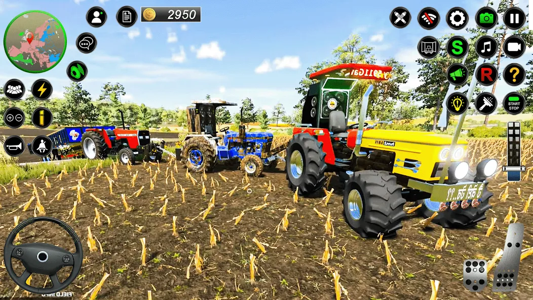 Real Farmer Tractor Drive Game (Фармер Трактор 3Д Фермерские Игры) [МОД Много денег] Screenshot 4