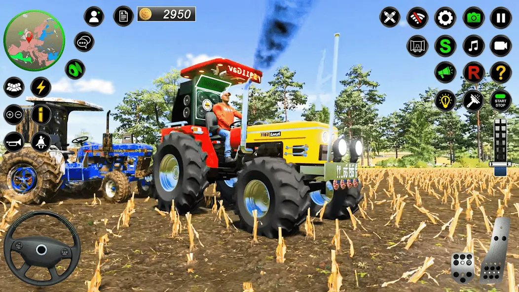 Real Farmer Tractor Drive Game (Фармер Трактор 3Д Фермерские Игры) [МОД Много денег] Screenshot 5