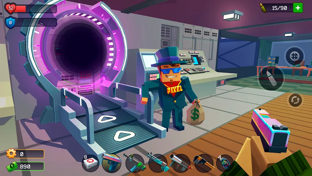 Pixel Combat: Zombies Strike (Пиксельный бой) [МОД Mega Pack] Screenshot 1