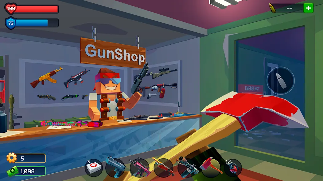 Pixel Combat: Zombies Strike (Пиксельный бой) [МОД Mega Pack] Screenshot 2