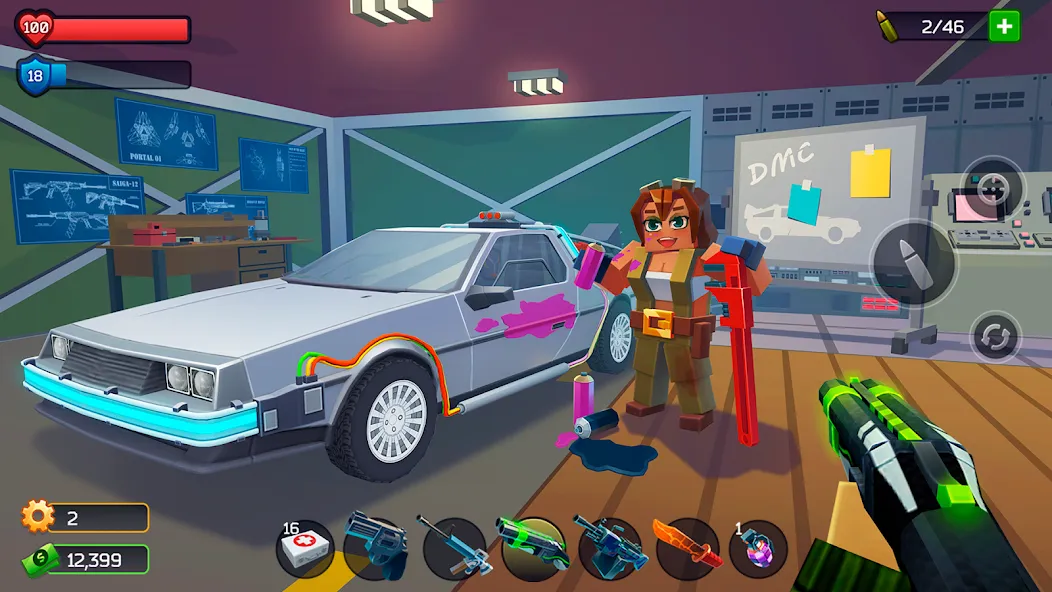 Pixel Combat: Zombies Strike (Пиксельный бой) [МОД Mega Pack] Screenshot 3