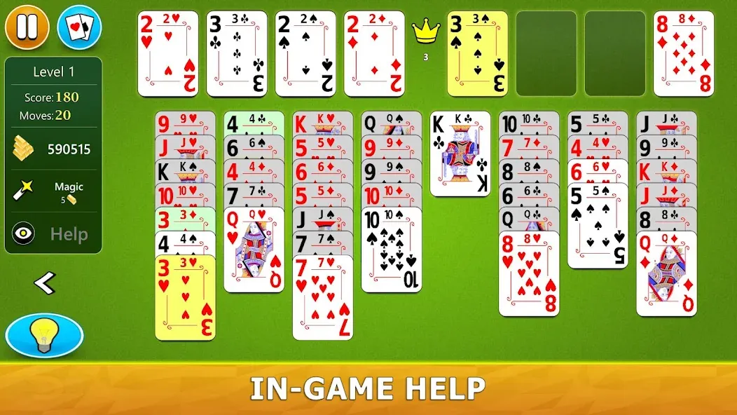FreeCell Solitaire - Card Game [МОД Бесконечные монеты] Screenshot 5
