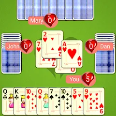 Скачать взломанную Hearts Mobile  [МОД Много монет]