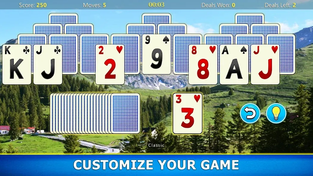 TriPeaks Solitaire Mobile [МОД Unlocked] Screenshot 3