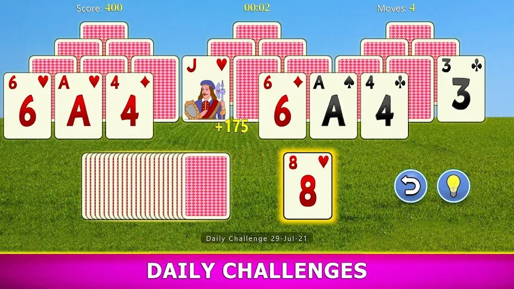TriPeaks Solitaire Mobile [МОД Unlocked] Screenshot 5