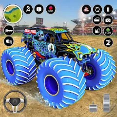 Взлом Extreme Monster Truck Game 3D (Монстр Трак Экстремальные Игры)  [МОД Бесконечные монеты]