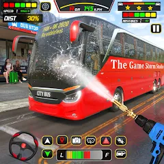 Скачать взломанную City Bus Simulator Bus Games (Сити Бас Симулятор Бас Игры)  [МОД Бесконечные монеты]