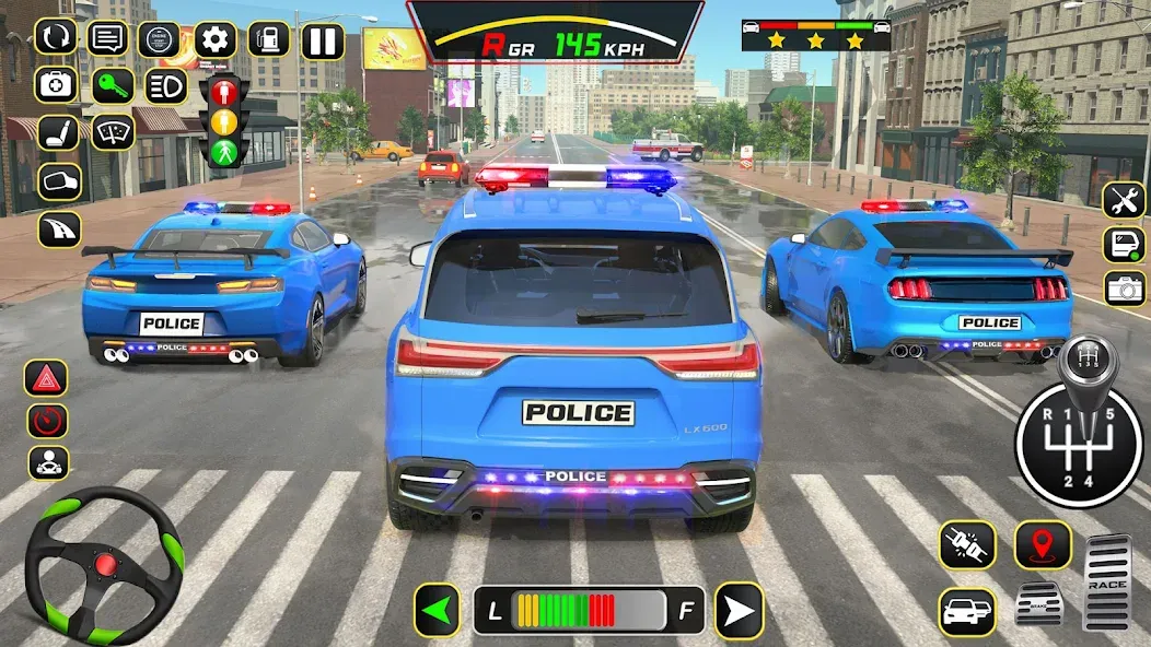 Police Car Driving School Game (Полицейская школа вождения автомобилей) [МОД Menu] Screenshot 4