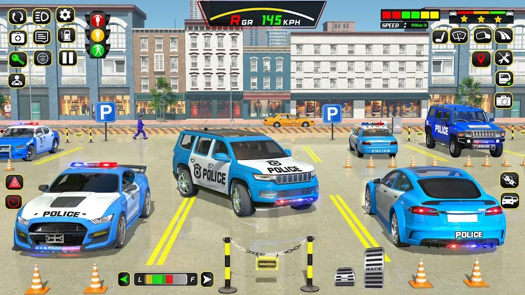 Police Car Driving School Game (Полицейская школа вождения автомобилей) [МОД Menu] Screenshot 5