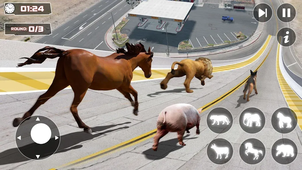 GT Animal 3D: Racing Game (Анимал Симулятор 3D) [МОД Много денег] Screenshot 1
