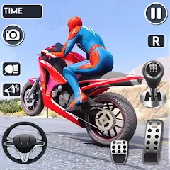 Скачать взлом Spider Bike Stunt 3D Mega Ramp  [МОД Бесконечные монеты]