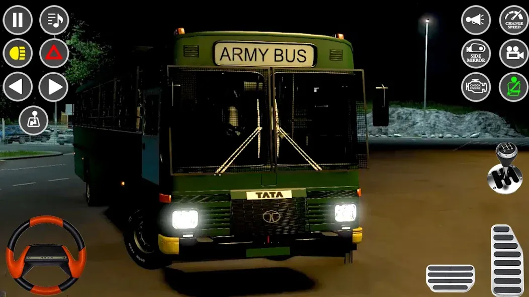 US Military Coach Simulator 3D [МОД Бесконечные монеты] Screenshot 1