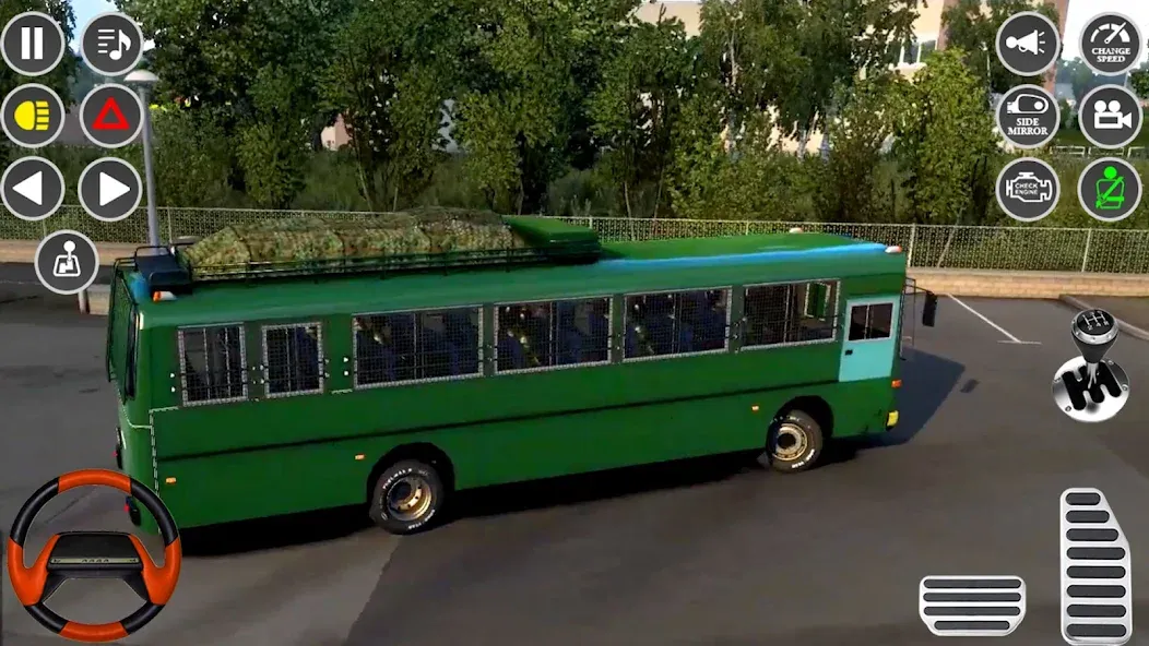 US Military Coach Simulator 3D [МОД Бесконечные монеты] Screenshot 4