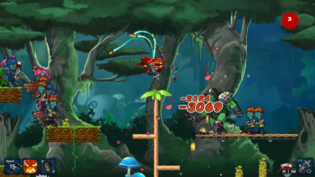 Zombie Killer: Doomsday Hero (Зомби Киллер) [МОД Много монет] Screenshot 1