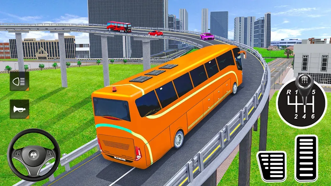 Real Bus Simulator: WW BusTour (Риал Бас Симулятор) [МОД Бесконечные монеты] Screenshot 4